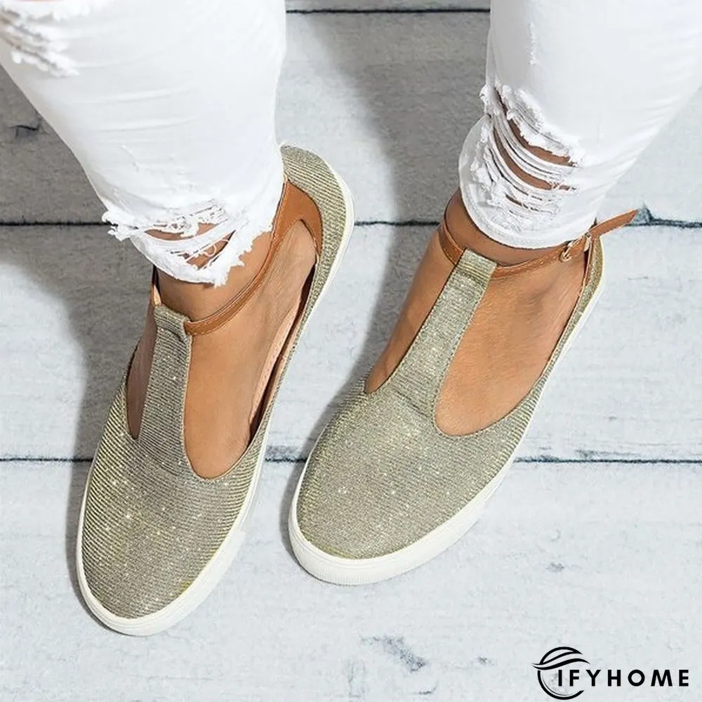 Summer Sandals Round Toe Shoes with Adjustable Buckle | IFYHOME