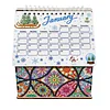 DIY Diamond Painting Special Shape Desktop Cabin Calendar Organizer Box Kit(Mandala)