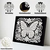 (20x30cm)DIY Butterfly Framed Handmade Pearl Painting Art Craft Kit Living Home Decor