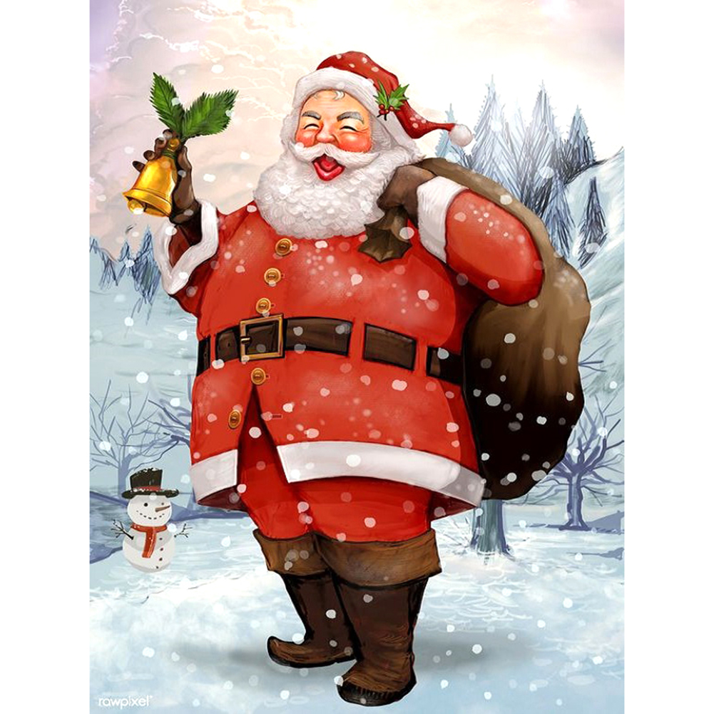 

Santa - Round Drill Diamond Painting - 30*40CM, 501 Original
