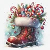Christmas Boots-11CT Stamped Cross Stitch 50*50cm/19.69*19.69in tapestrymarket