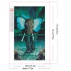 >SALE<5D DIY Full Round Drill Partial AB Diamond Painting Butterfly Elephant 45x75cm