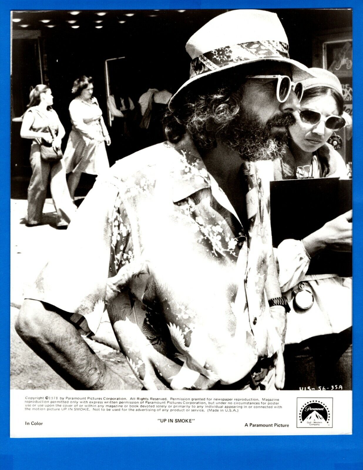 LOU ADLER Director Vintage 8x10 Promo Press News Photo Poster painting 1978 UP IN SMOKE