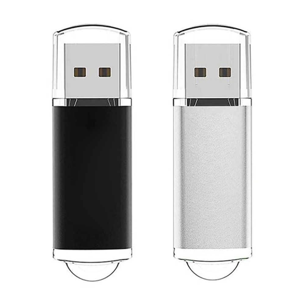 

CW10029 High Speed USB 2.0 Flash Drive Clear Cap Zinc Alloy Pen Thumb Drive, Black, 501 Original