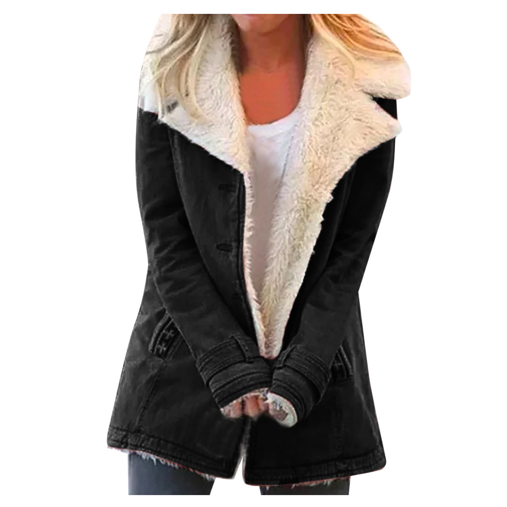 Mature Women Plus Size Warm Coats Composite Jacket Outwearcoat