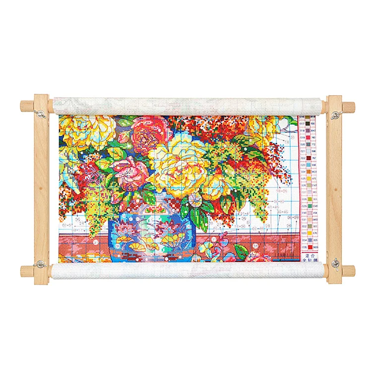 Cross Stitch Needlepoint Scroll Frame for Arts Crafts Sewing