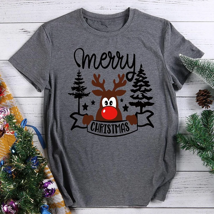 Merry Christmas T-Shirt-07823-Annaletters