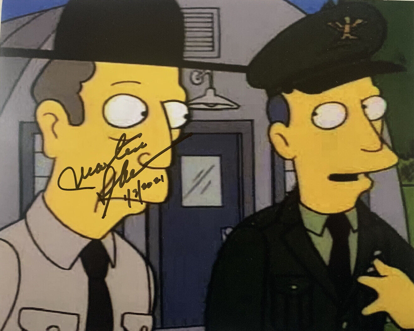 MARTIN SHEEN SIGNED 8x10 Photo Poster painting ACTOR AUTOGRAPHED SIMPSONS SHOW AUTO RARE