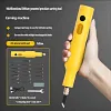 Small Fully Automatic Chisel Woodworker Bonsai Root Carving Lithium Battery Handheld Carving Machine Set