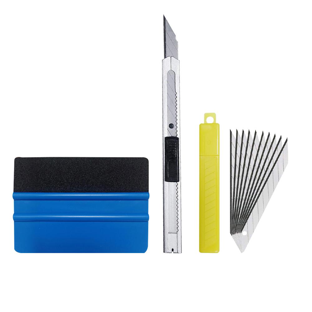 

3pcs/set Car Vinyl Film Squeegee Scraper Tools Sticker Installation Kit, 501 Original