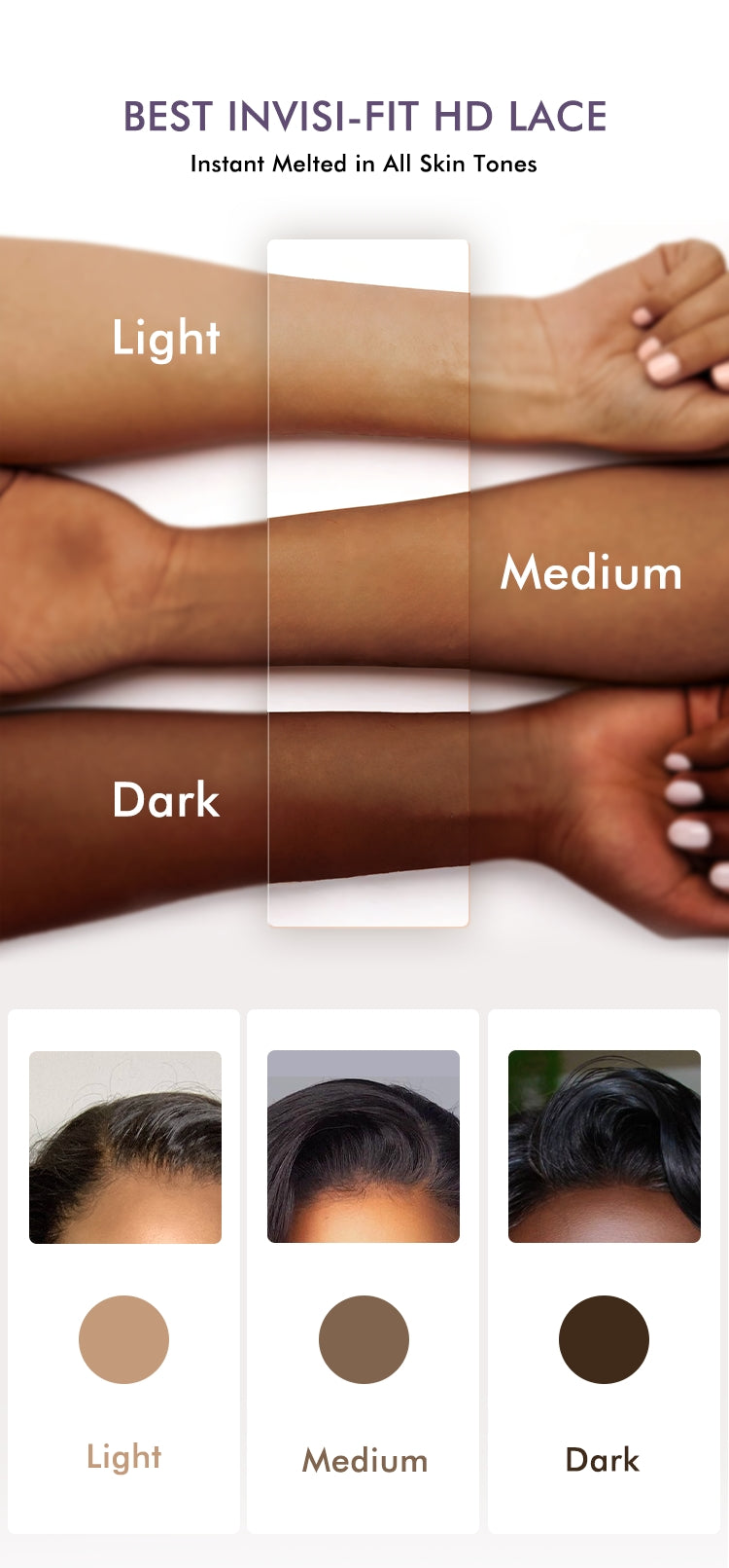 Luvme All-Day Comfort Wig Layered Yaki Straight Glueless 7x6 Closure HD Lace Human Hair Wig Pre-Cut Lace-16