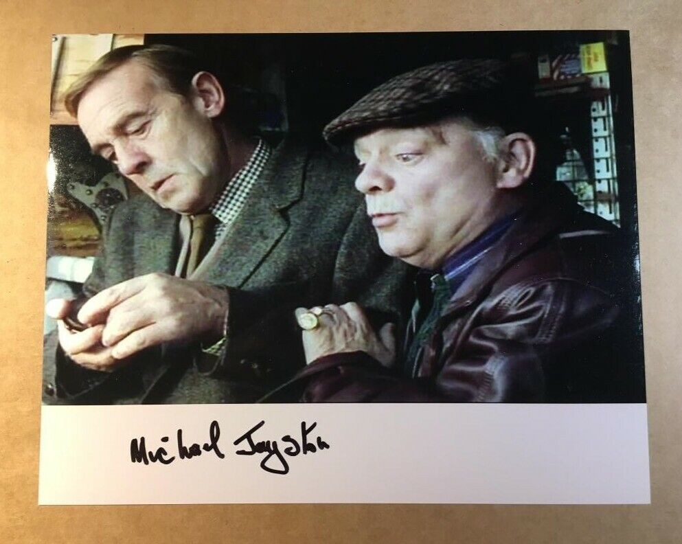 MICHAEL JAYSTON ACTOR GENUINE SIGNED Photo Poster paintingGRAPH FROM ONLY FOOLS AND HORSES