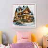 Christmas Cottage-11CT Counted Cross Stitch 50*50cm/19.69*19.69in
