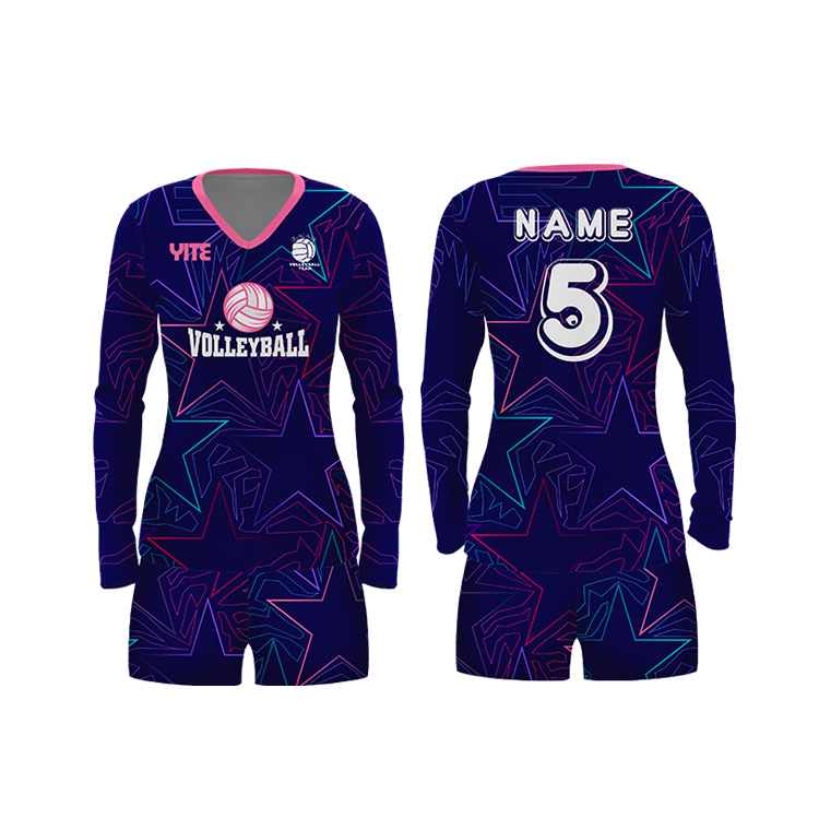 YITE | Volleyball Jersey Uniform Women Design Long Sleeve Volleyball ...