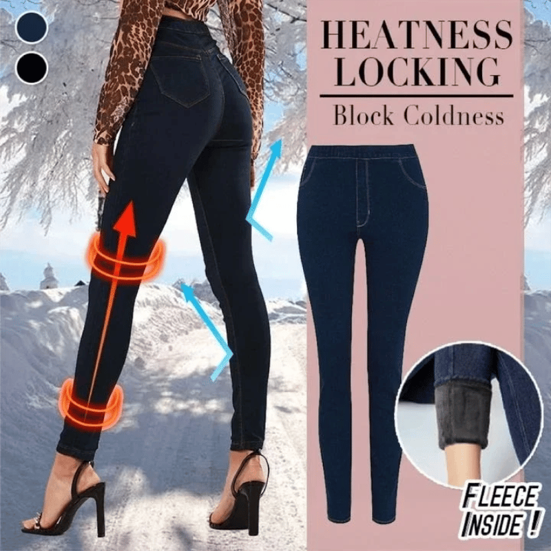 💖 Last Day Promotion 49% OFF🌹Thermal Fleece Denim Jeggings BUY 3 FREE SHIPPING)