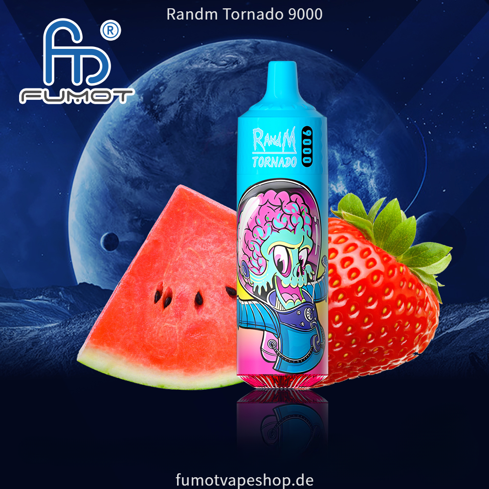 Randm Tornado 9000 Erstklassige Erdbeer-Wassermelone  fumotvapeshop