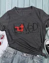 Loved John 3:16 Plaid Heart Women Tee Shirt