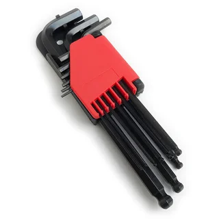 BLACK ALLEN KEY BALL TIP 9PC SET