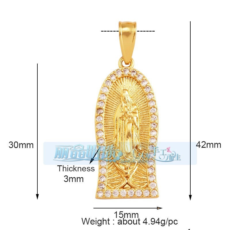 1 Piece 17*24mm 20 * 23mm Copper Human Pendant Jewelry Accessories