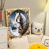 Diamond Painting-5D Full Round Drill Xmas Horse(40*40 CM)