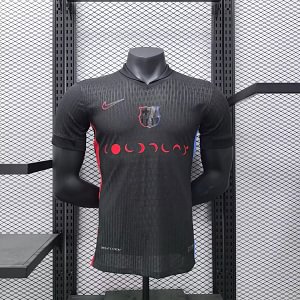 2024/2025 Player Version Barcelona Away X COLDPLAY Black Football Jersey 1:1 Thai Quality