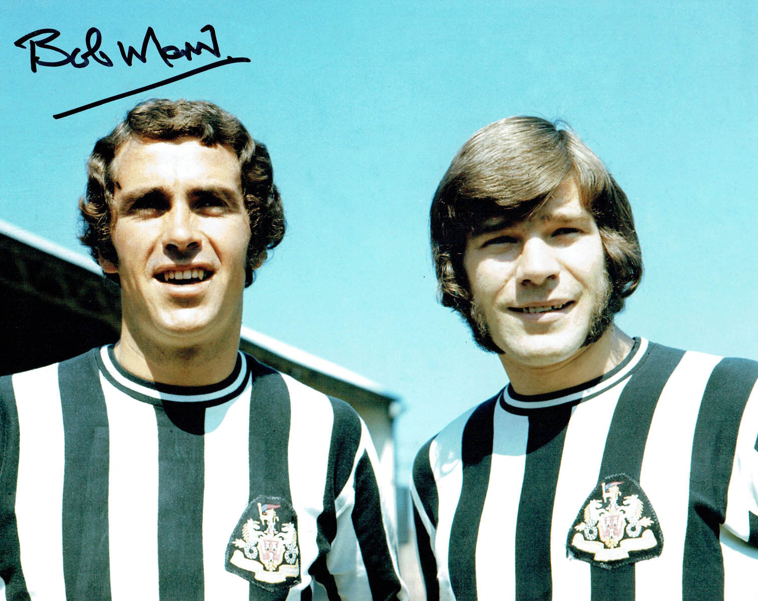 Bobby MONCUR Signed Autograph 10 x8 Photo Poster painting AFTAL COA Newcastle United