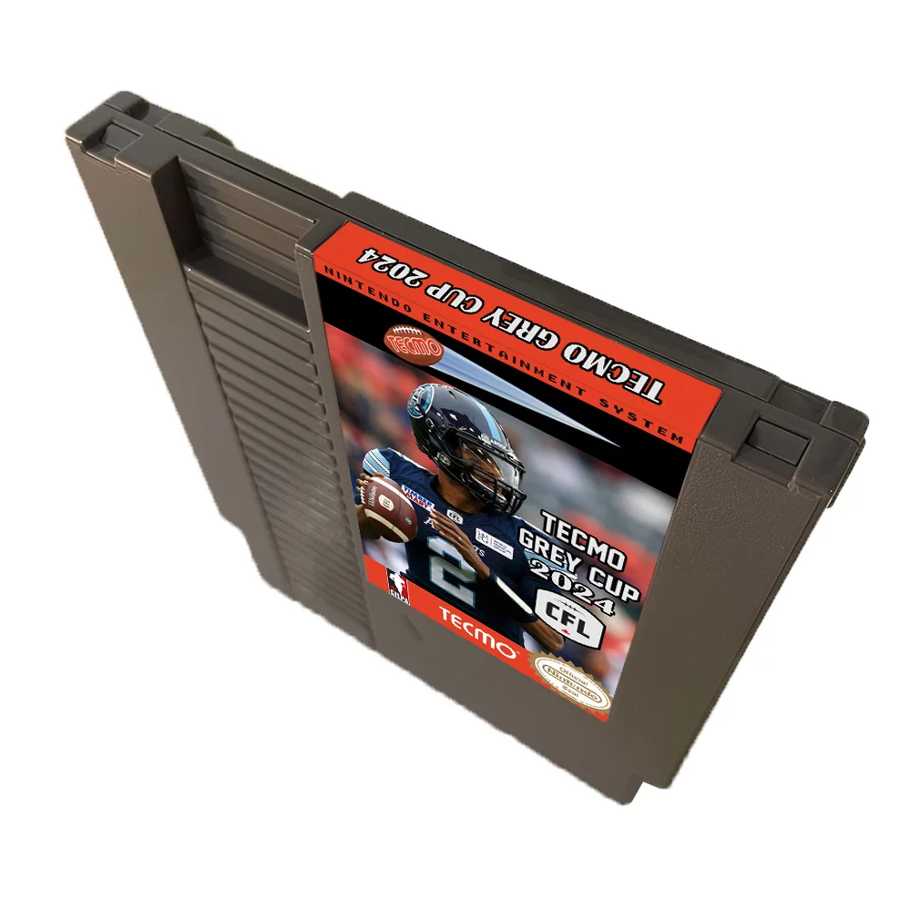 Tecmo Grey Cup 2024 NES For Nintendo Entertainment System Console - 8 Bit Game Cartridge
