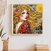 Elegant Beauty-Partial Special Shaped Diamond Painting 30*30CM