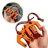 Hoist Block and Tackle System Portable Nylon Block and Tackle Pulley System Compact Game Lifting Tool for Backcountry Hunting
