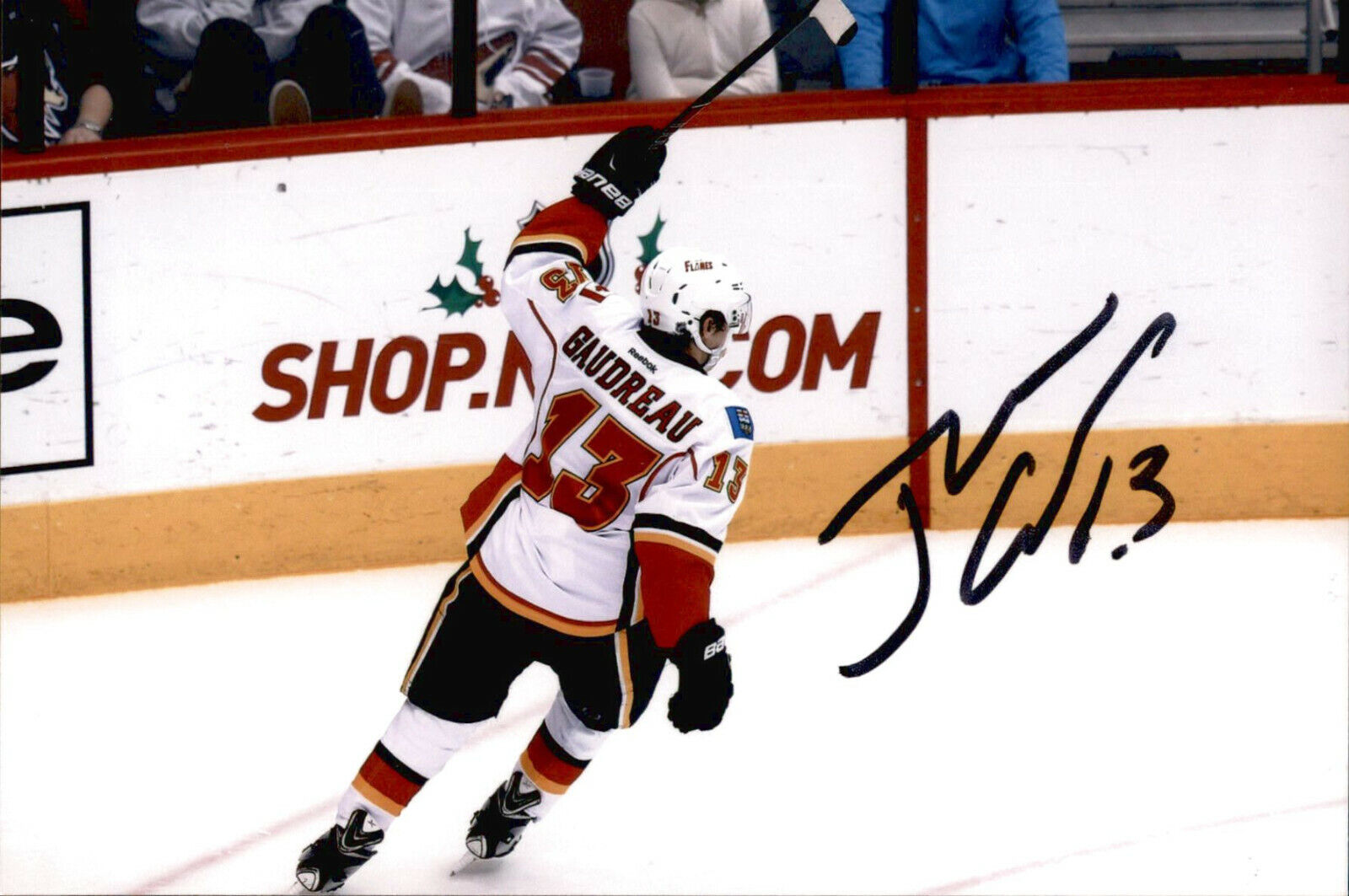 Johnny Gaudreau SIGNED autographed 4x6 Photo Poster painting CALGARY FLAMES #5