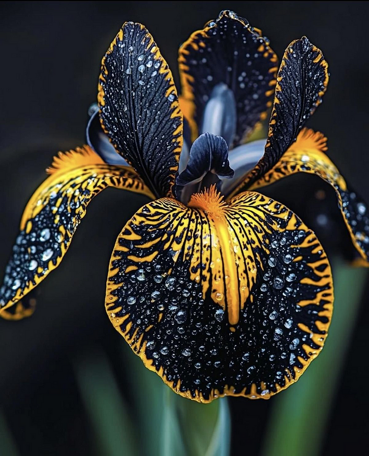 Black and Yellow Iris Seeds