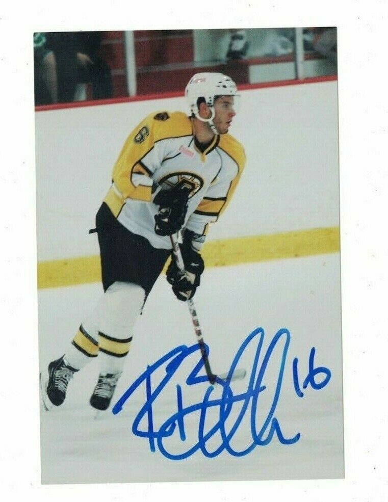 Ryan Button Providence Bruins Signed 4x6 Hockey Photo Poster painting W/Our COA