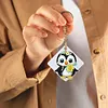 8Pcs Little Penguin Diamond Painting Keychain （Double-Sided)