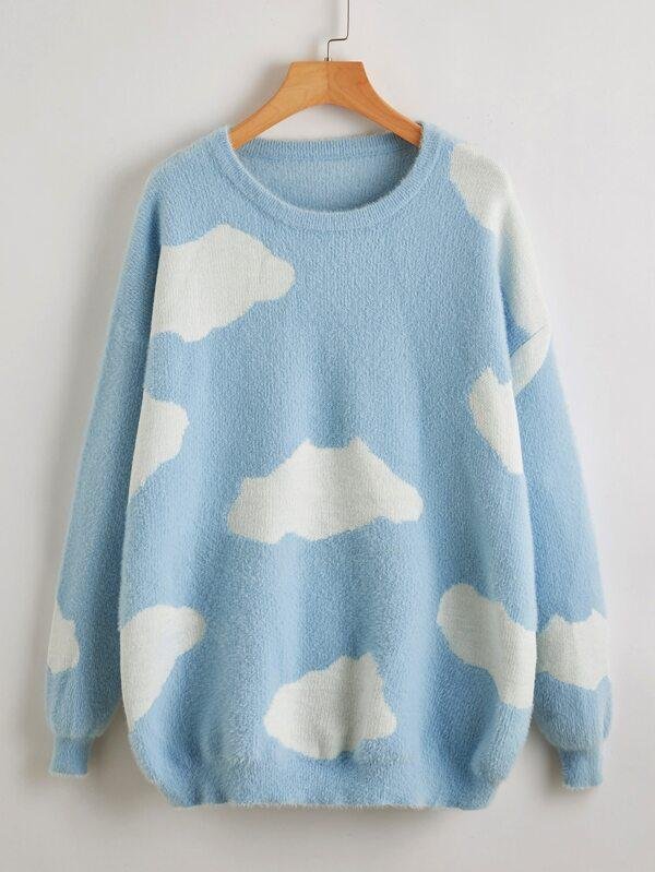 Cloud Fuzzy Sweater