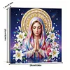 uk.everydayedeals DIY Pearl Painting With Frame - Handmade Self-Adhesive Pearls - Lady(25*25cm)