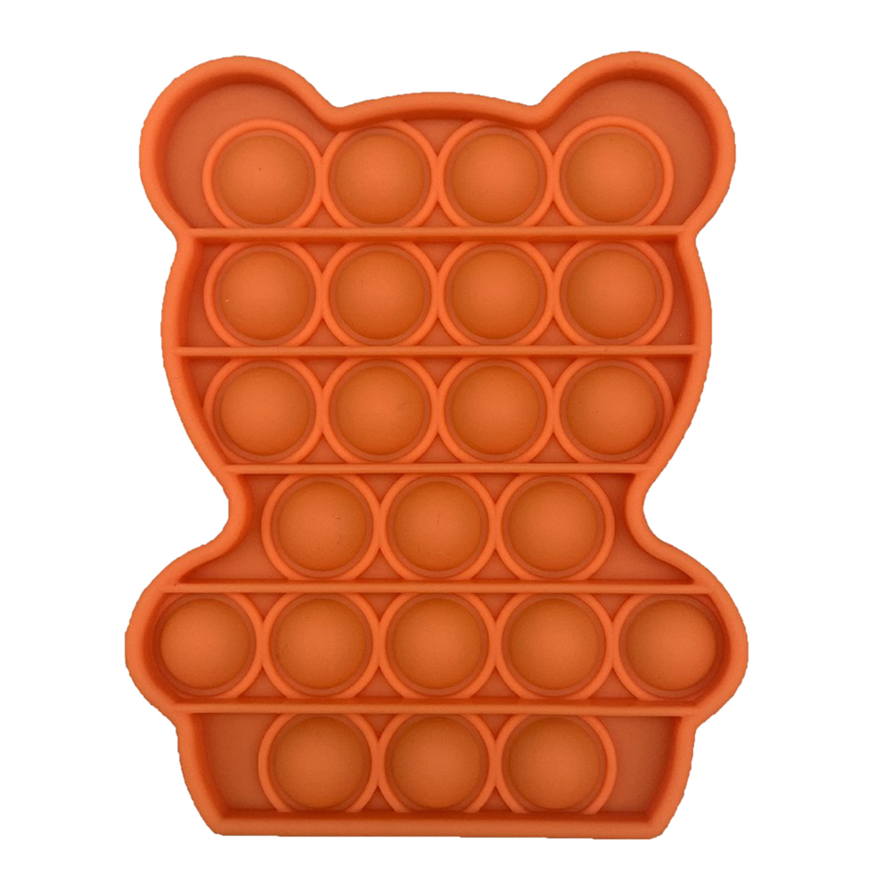 

Bear Shape - Pop It Fidget Toy, Orange, 501 Original