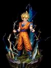 1/6 & 1/4 Scale Super Saiyan Goku with LED & Sound - Dragon Ball Resin Statue - Wodefa Studio