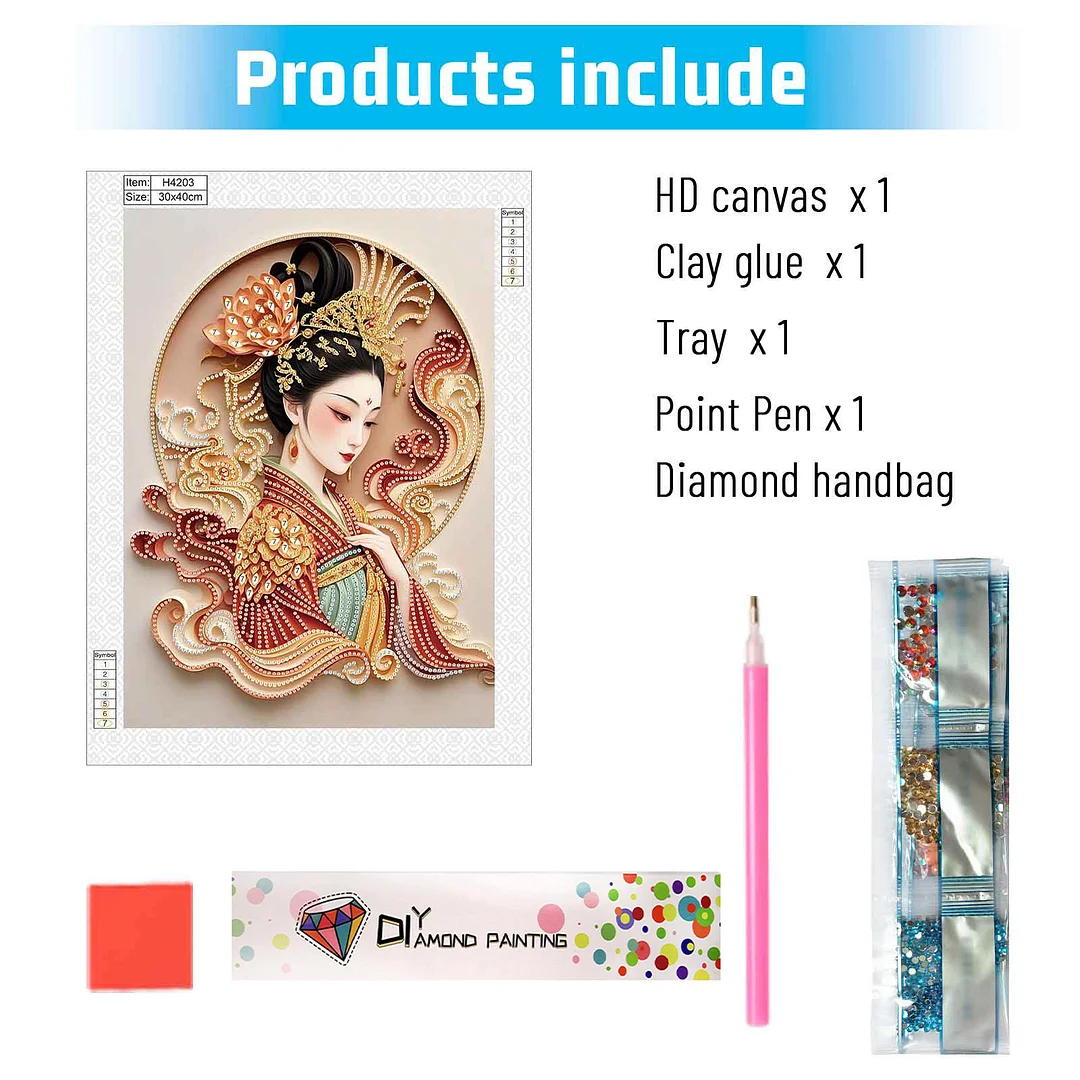 Diamond Painting - Partial Special Shaped Drill - Royal Consort(Canvas|30x40cm)