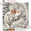 Diamond Painting-DIY Crystal Rhinestone Angel Girl