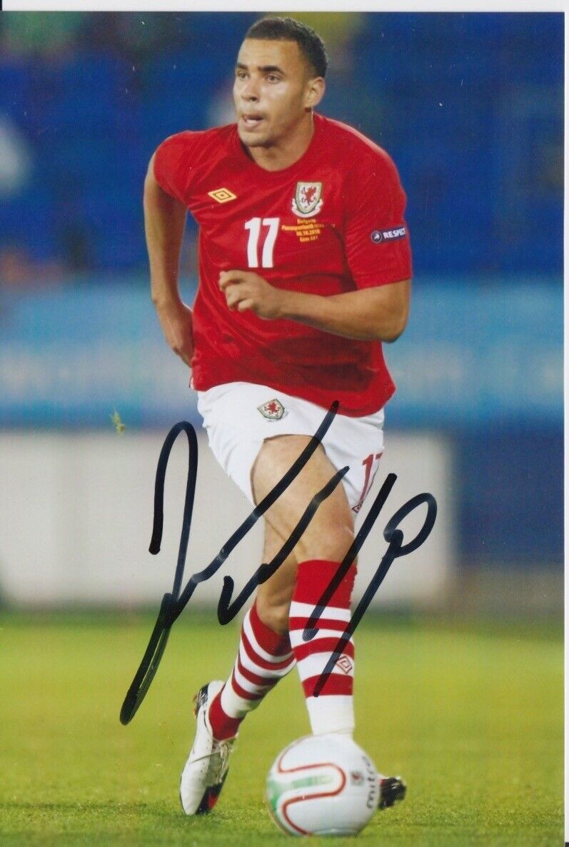 HAL ROBSON KANU HAND SIGNED 6X4 Photo Poster painting WALES FOOTBALL AUTOGRAPH