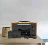 Retro Bluetooth Cassette Radio, CD Tape Player, Classic 80s Style, DSP FM Radio, Stereo Playback, Support TF Card/SD/USB Playback, USB Rechargeable