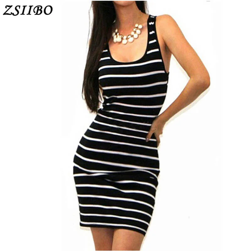 Jangj Summer Casual  women T-Shirt Loose Short  SleeveStriped TShirts Sexy O-Neck Tee Shirt Femme Ladies Long Tops  Dress