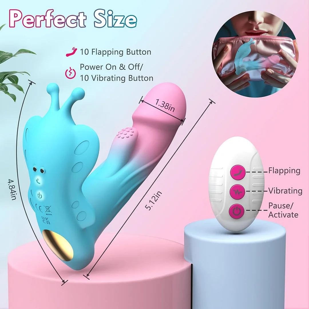 Aurea &ndash; App-controlled Wearable Butterfly Vibrator With G-spot Fingering Motion & Clitoral Vibration