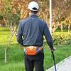 Nylon Phone Belt Bags Elastic Running Waistpack for Outdoor Sport (Orange)