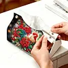 Large Size DIY Christmas Rooster Bloom Diamond Painting Tissue Box