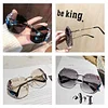 2024 Woman Rimless Diamond Sunglasses
