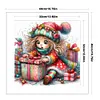 Girl Opening Gifts-11CT Stamped Cross Stitch 40*40cm/15.75*15.75in tapestrymarket