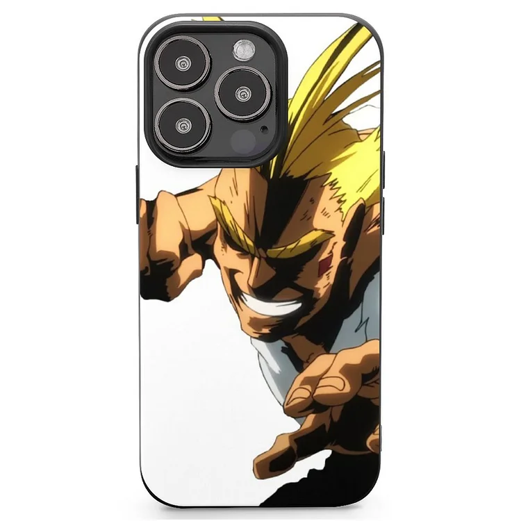 All Might Anime My Hero Academia Phone Case Mobile Phone Shell IPhone 13 and iPhone14 Pro Max and IPhone 15 Plus Case - Heather Prints Shirts