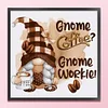 Coffee Gnome - 11CT Stamped Cross Stitch - 40*40cm