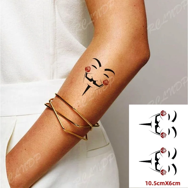 Waterproof Temporary Tattoo Sticker Sexy Girl Medusa Snake Hair Arm Hand Back Leg Art Flash Tatoo Fake Tatto for Women Men